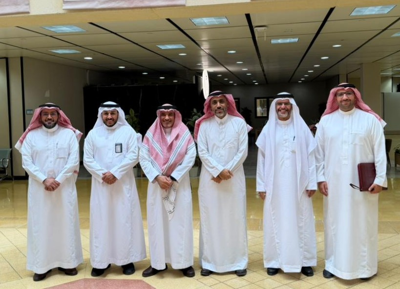 وفد من كلية اللغات والترجمة في رحاب جامعة الملك سعود بالرياض